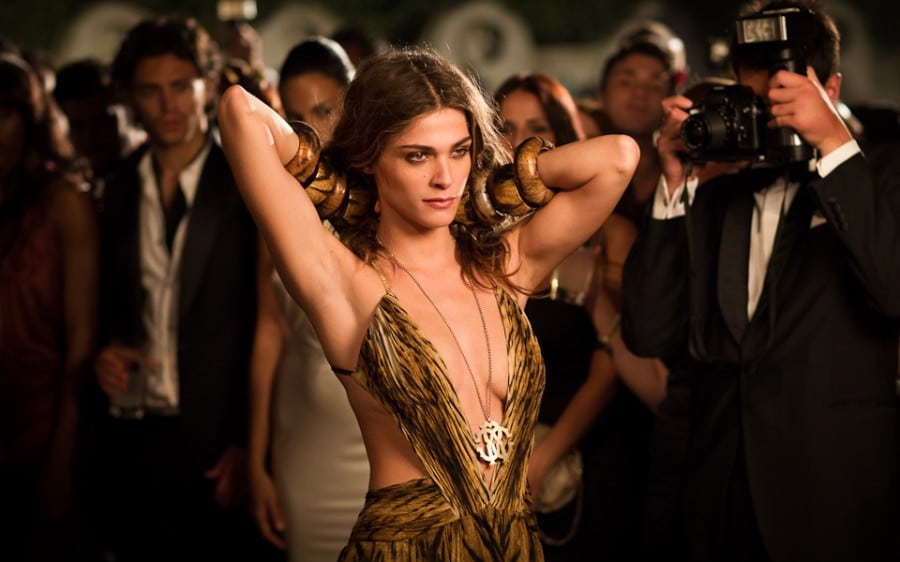 Elisa Sednaoui dans la publicité Roberto Cavalli